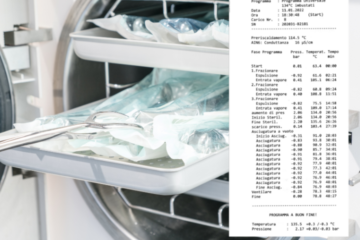 Autoclave e scontrino ciclo.